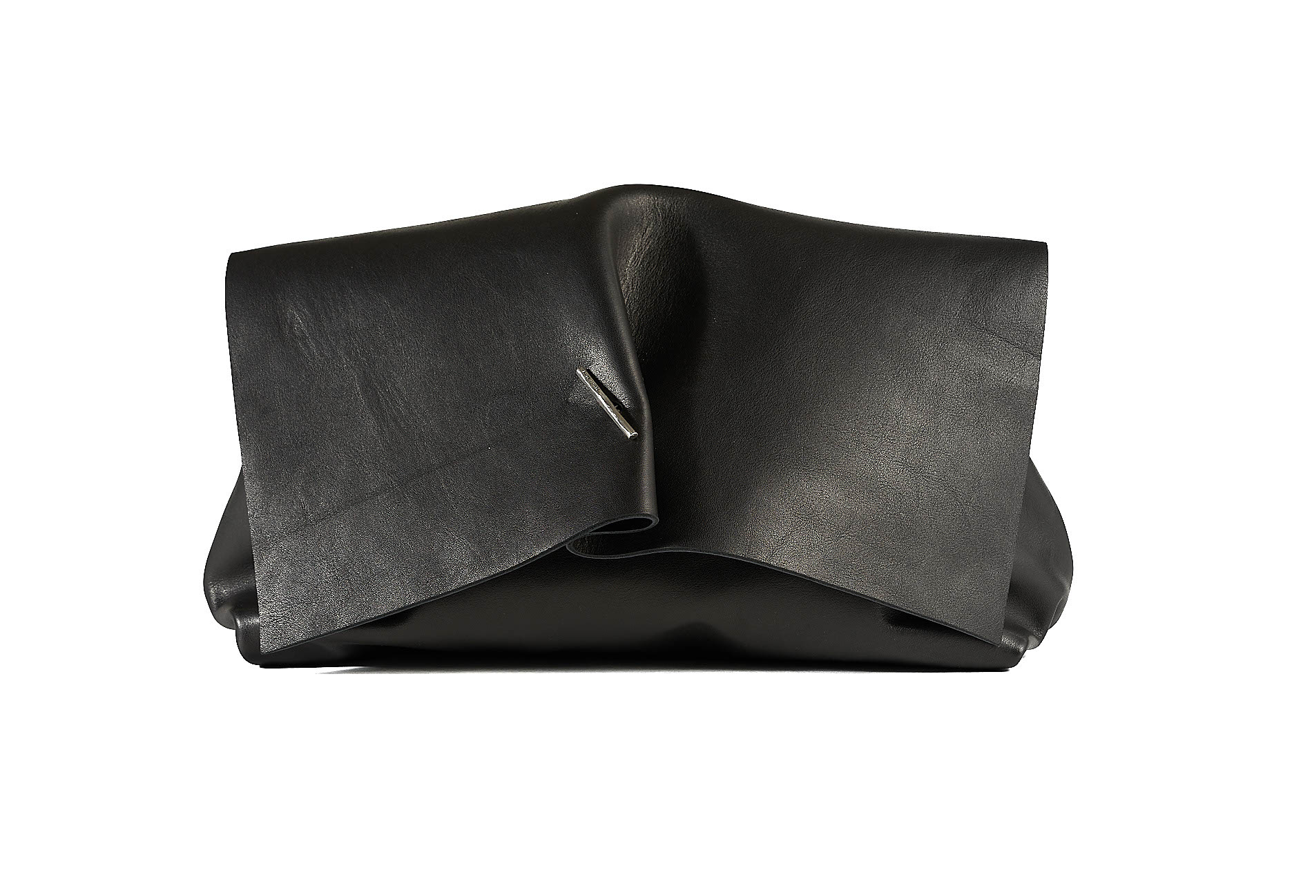 daniele basta leather and silver bags - FRONT
